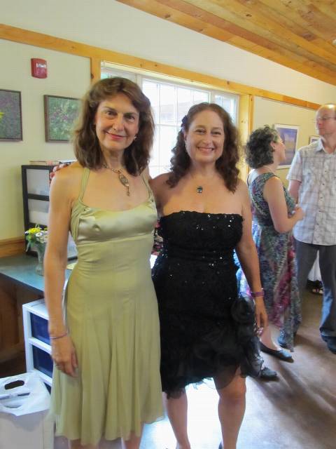 Marian and Elissa, in her Boutique dress!