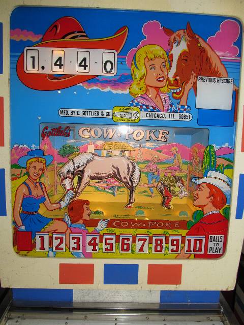 When you started the game, the horse would kick the poor cowboy and he'd do a couple of flips.  