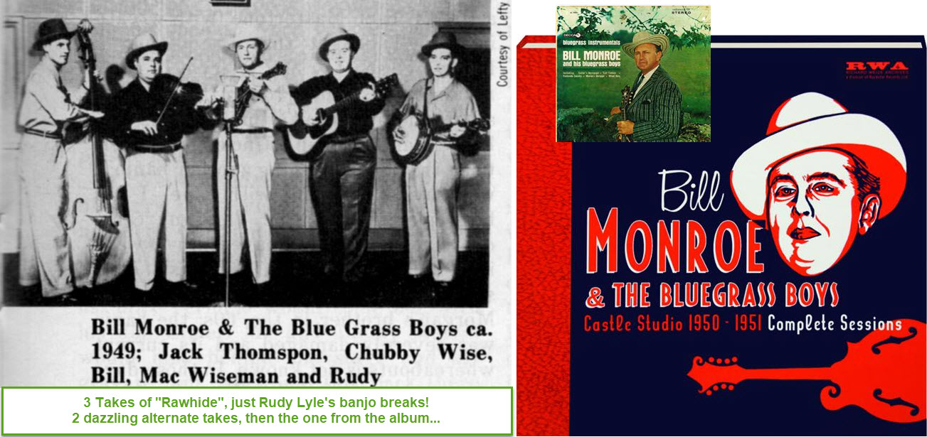 Rudy Lyle with the Bluegrass Boys 1949