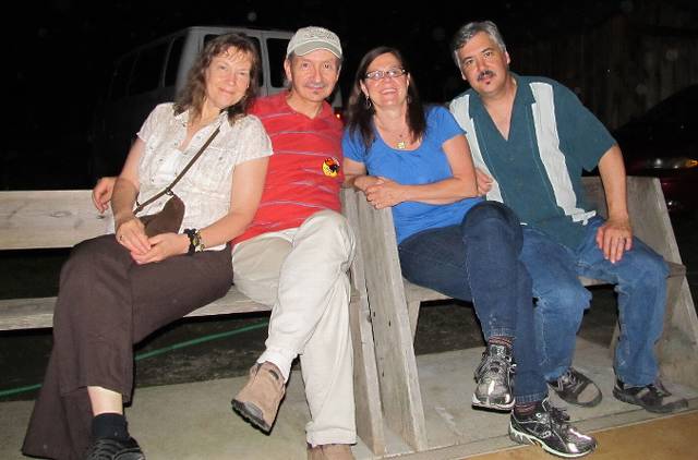                                Family portrait:  Molly & Jay, Dusty & James