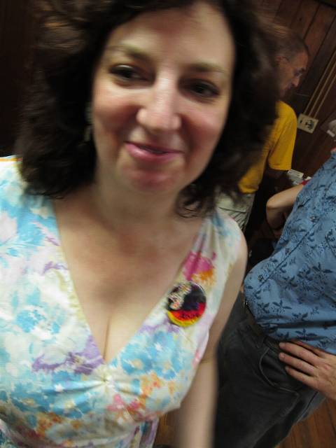 Anne, a bit out of focus, but I like this picture anyway.