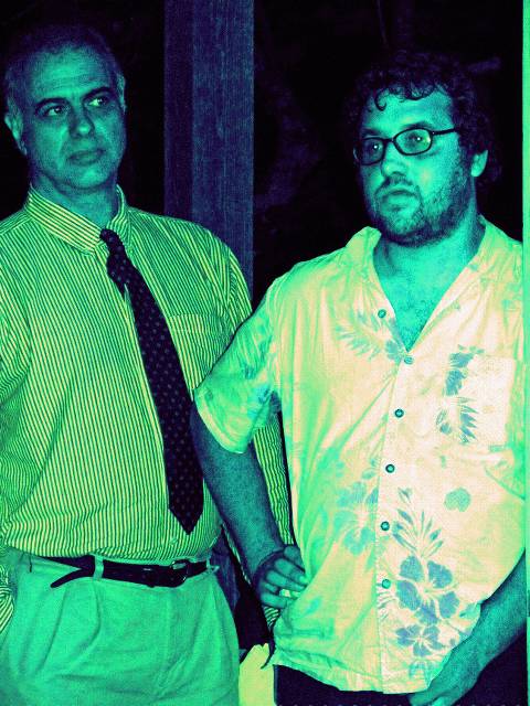 Vinnie and Chas looking a bit green.