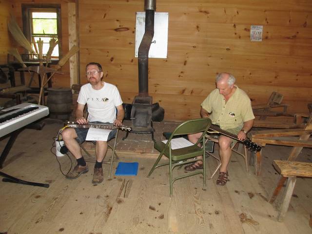 The broom shop held the steel classes.  Robbert and Peter S.