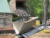The new bunkhouse  under construction.