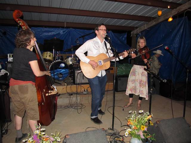 Nancy, Shane-from-Ireland, and Kathy do a Charlie Poole tune