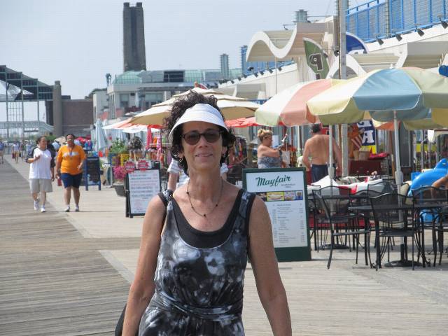 My big sister Maddy on the boardwalk.
